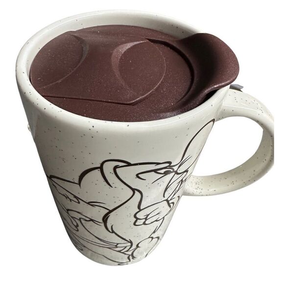 NWT Disney Parks Grumpy Ceramic Sipper Mug Cup New - Picture 3 of 3